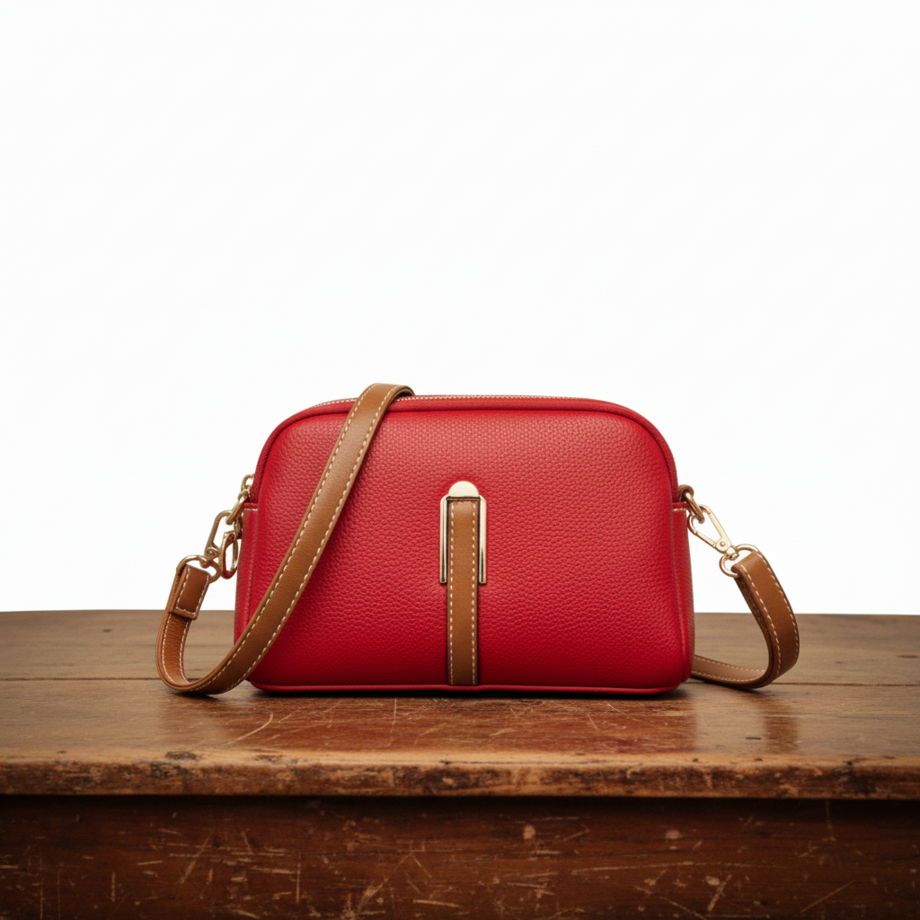 Mila Bolso de hombro de piel