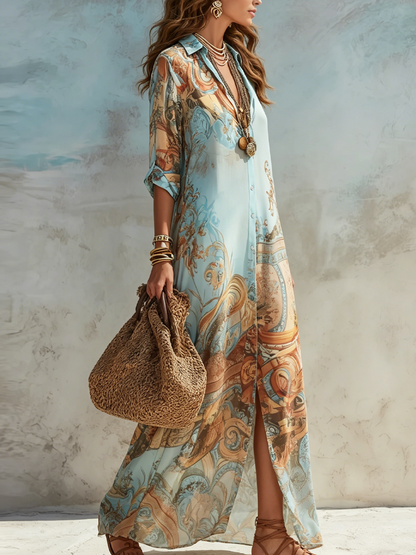 Lorna | Vestido Químiser Mediterráneo