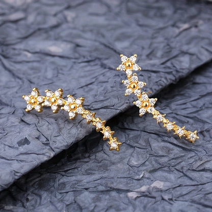 Pendientes atemporales con forma de flor