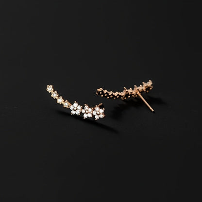 Pendientes atemporales con forma de flor