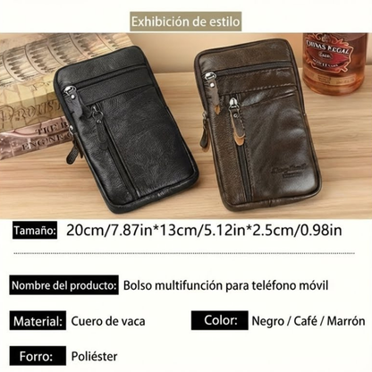 El clásico sin esfuerzo de Elena | Bolso bandolera vintage de piel