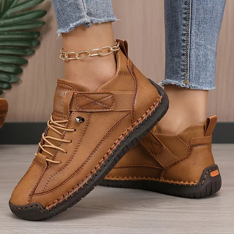 Liora - Zapatillas ortopédicas ligeras con puntera ancha