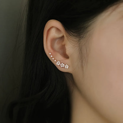 Pendientes atemporales con forma de flor