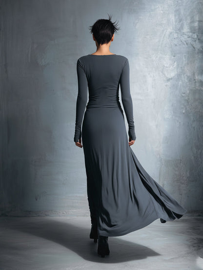 Itziar - Vestido Elegante con Nudo Lateral