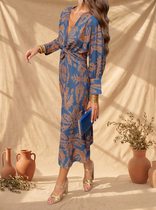 Celeste | Vestido Midi Elegancia Floral