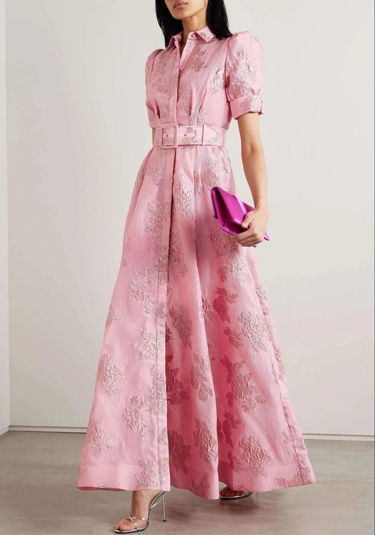 Anabella - Vestido corto de manga abullonada
